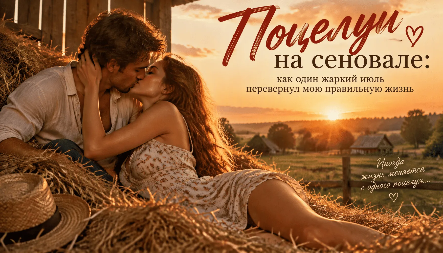 Поцелуи на сеновале: как один жаркий июль перевернул мою правильную жизнь
