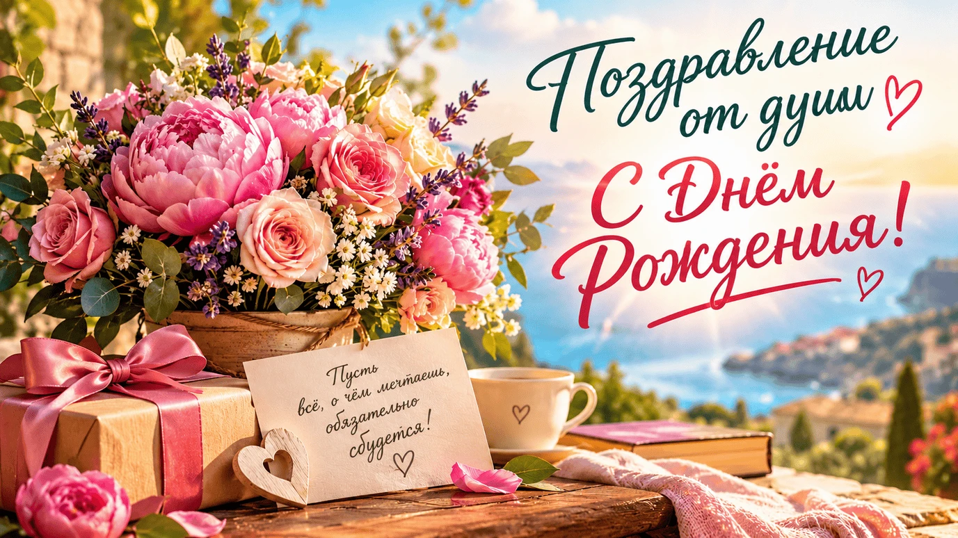 Поздравление от души С Днём Рождения