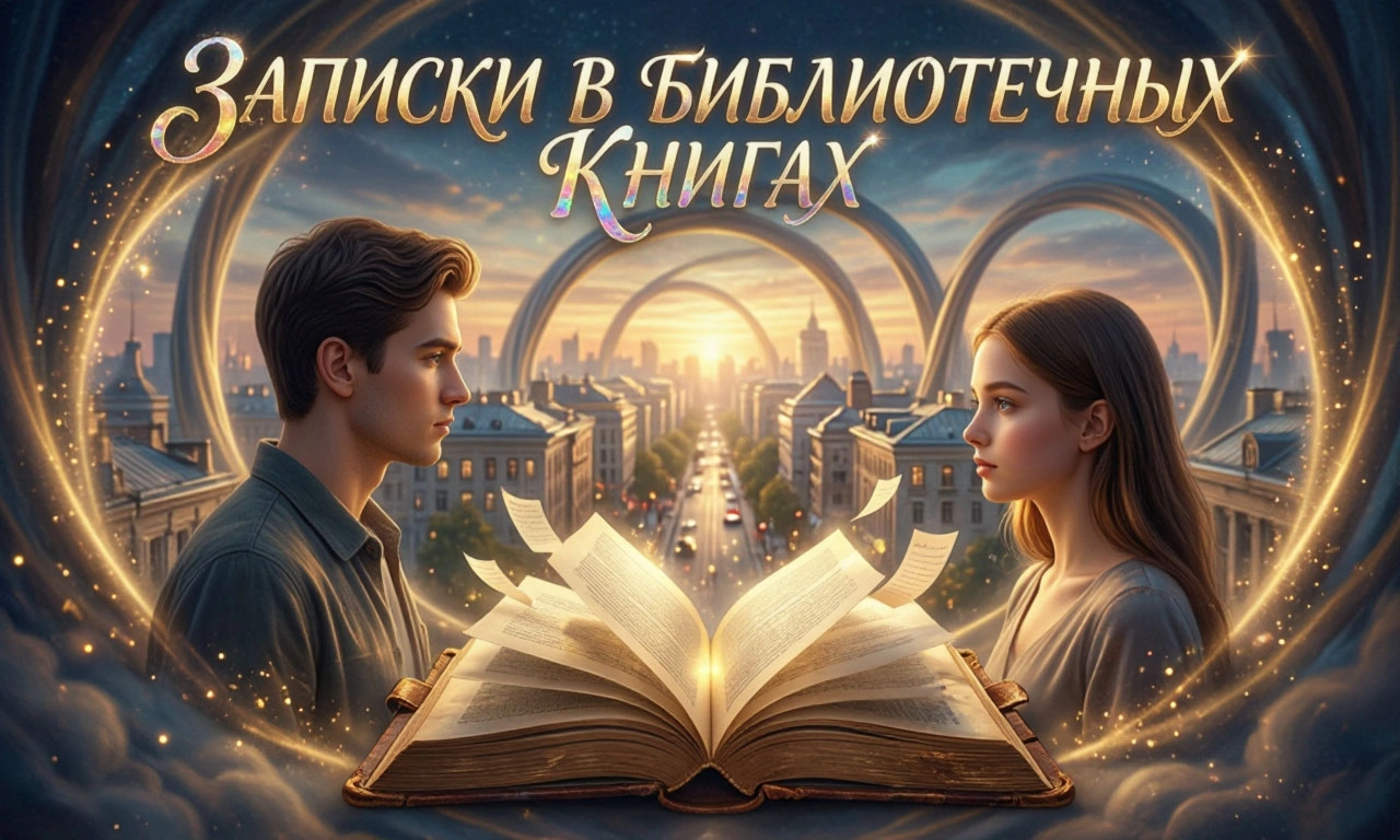 Романтический рассказ о любви: Записки в библиотечных книгах