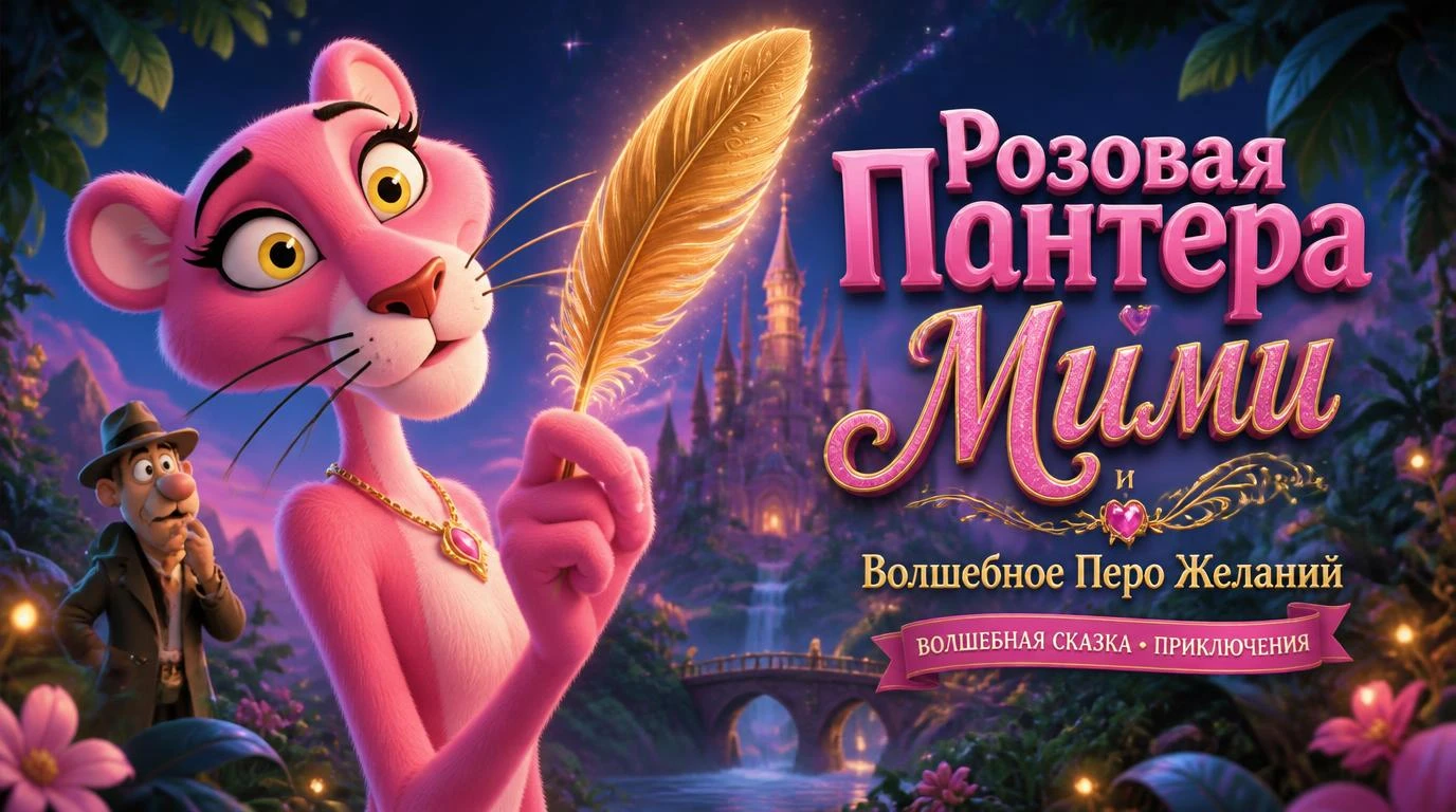 Розовая Пантера Мими и Волшебное Перо Желаний