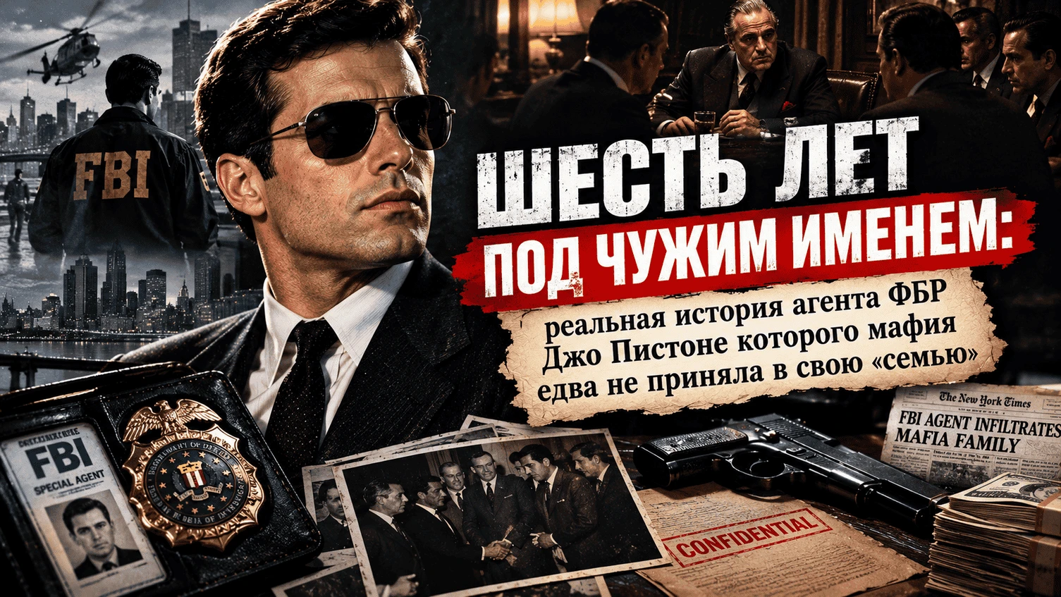 Шесть лет под чужим именем: реальная история агента ФБР Джо Пистоне
