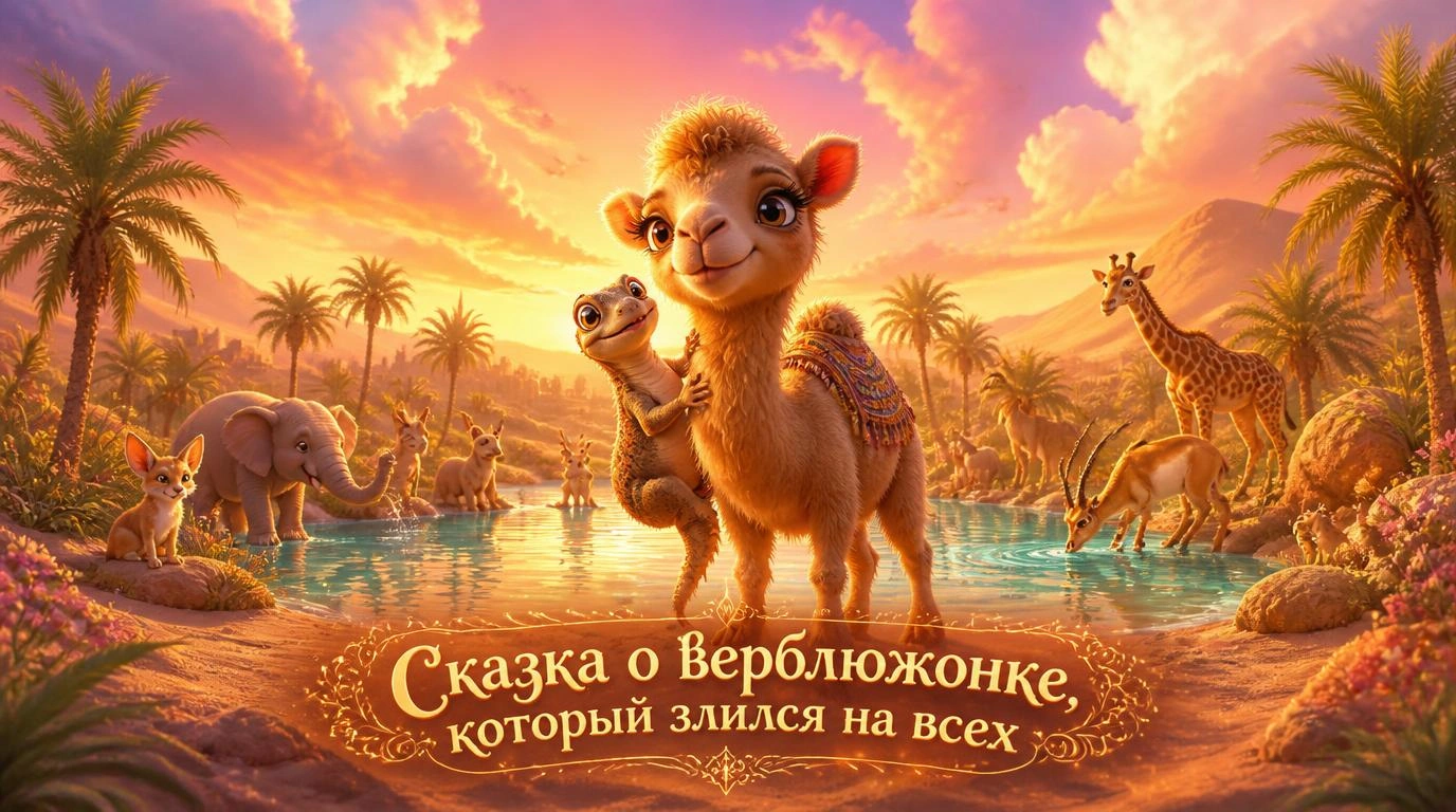 Сказка о верблюжонке, который злился на всех