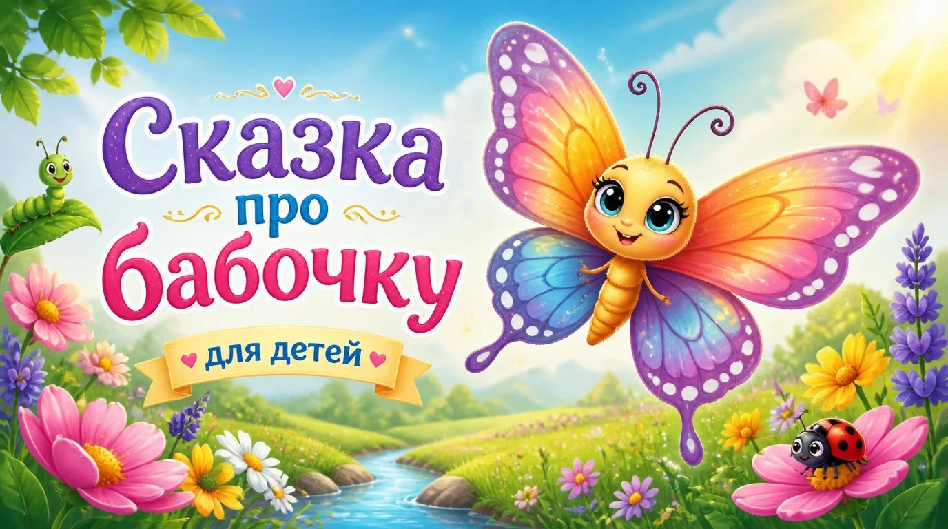 Сказка про бабочку для детей
