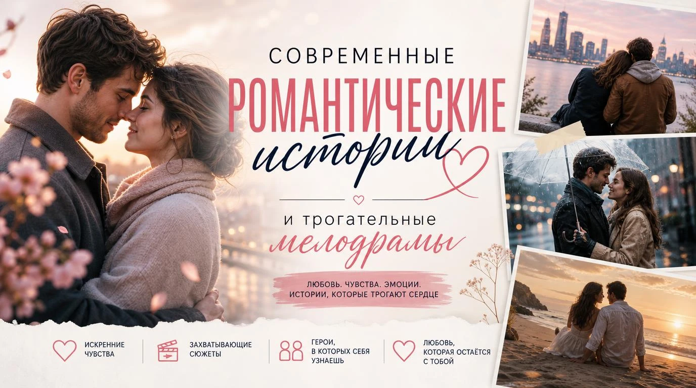Современные романтические истории и трогательные мелодрамы