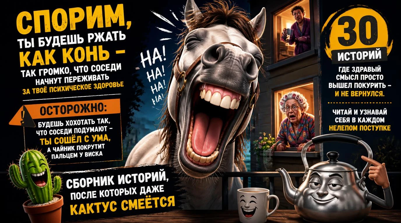 Спорим, ты будешь ржать так громко, что соседи подумают — ты сошёл с ума