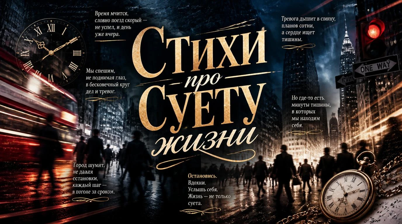 Стихи про суету жизни