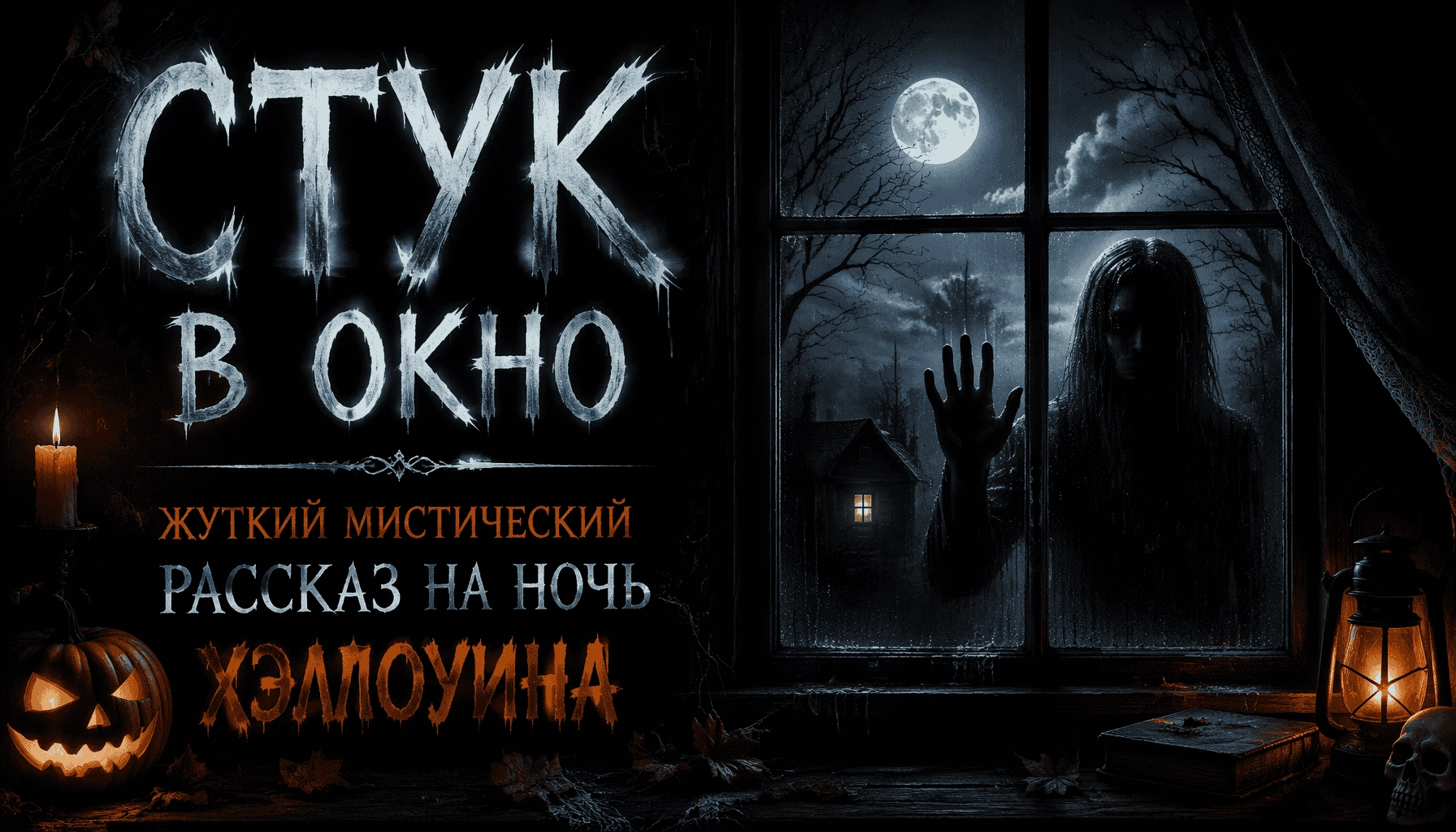 Стук в окно: Жуткий мистический рассказ на ночь Хэллоуина