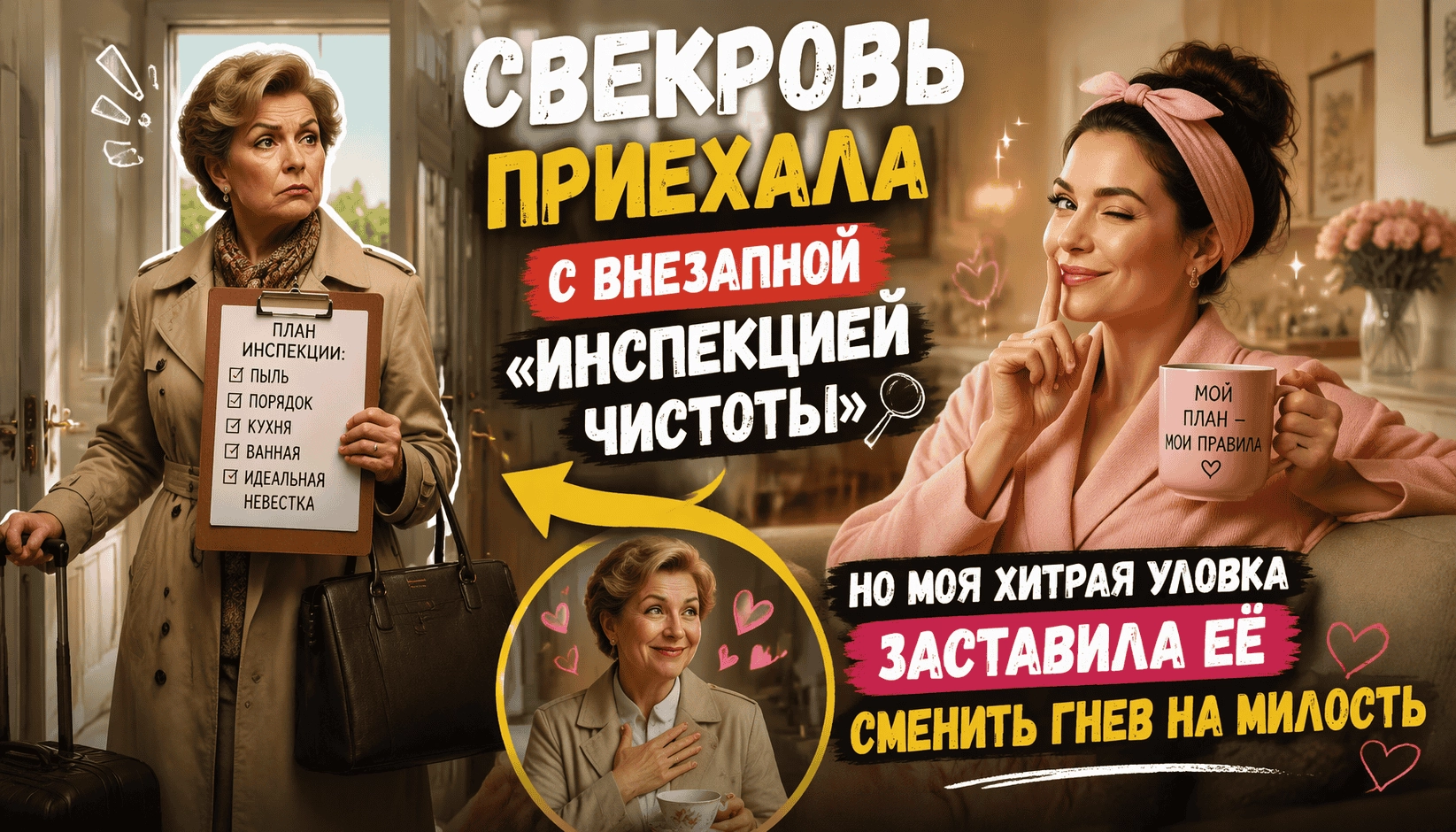 Свекровь приехала с внезапной «инспекцией» чистоты