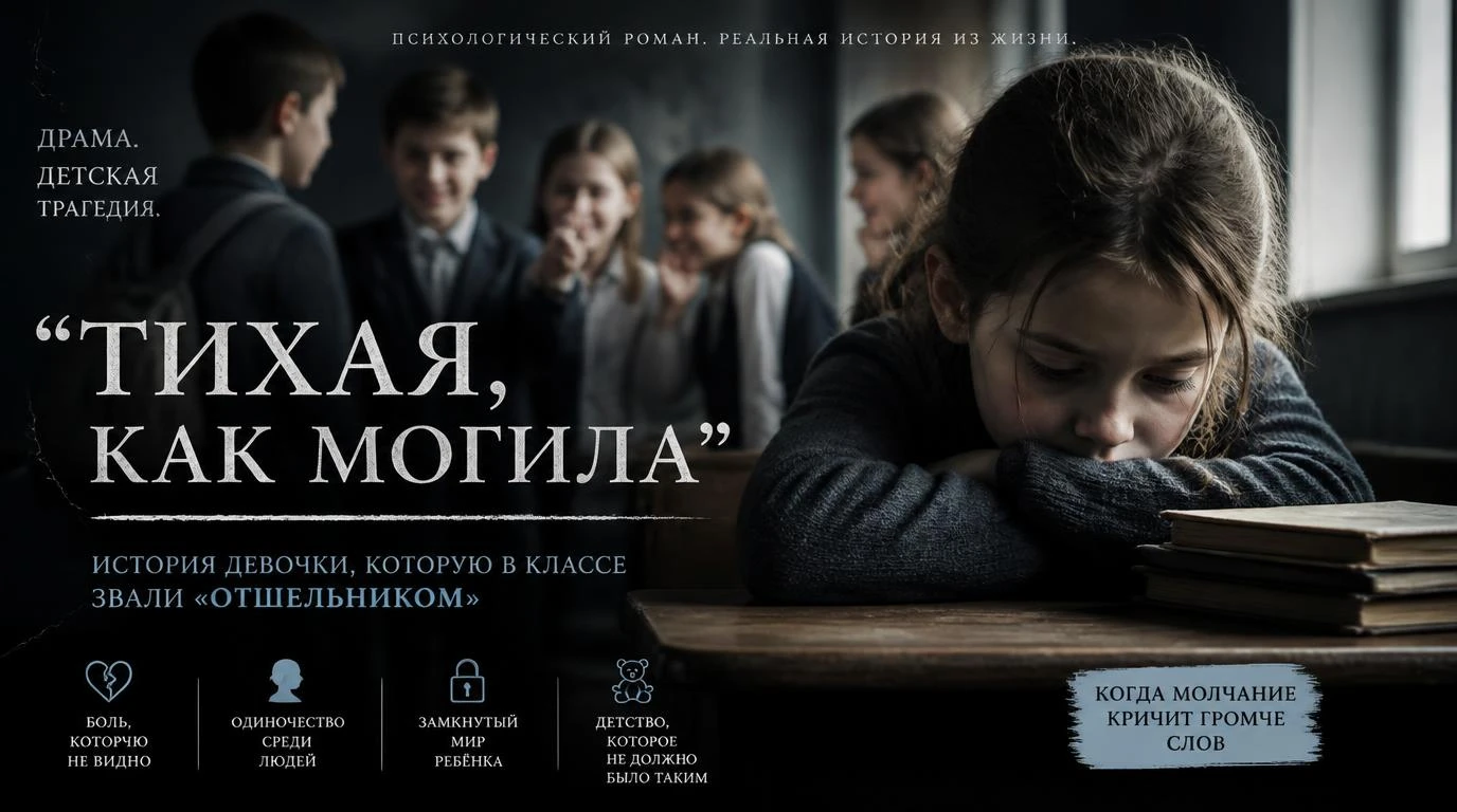 Тихая, как могила: история девочки, которую в классе звали «отшельником»