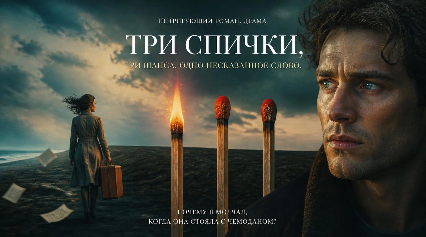 Три спички, три шанса, одно несказанное слово. Почему я молчал, когда она стояла с чемоданом?