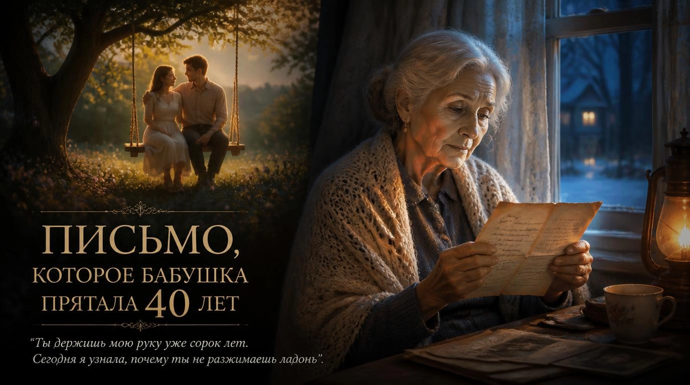 Ты держишь мою руку уже сорок лет. Сегодня я узнала, почему ты не разжимаешь ладонь