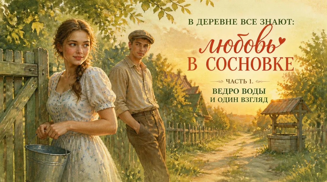 В деревне все знают: любовь в Сосновке. Часть 1. Ведро воды и один взгляд