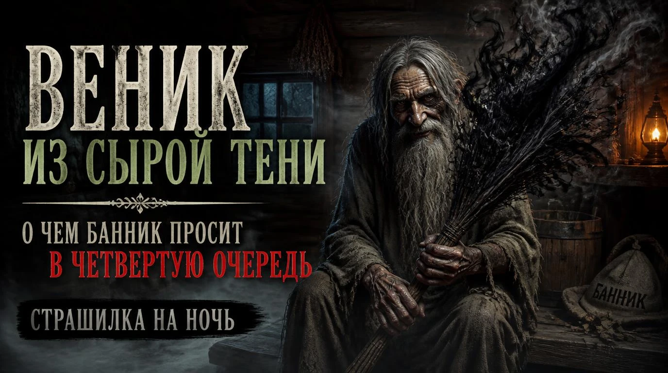Веник из сырой тени. О чем банник просит в четвертую очередь. Страшилка на ночь