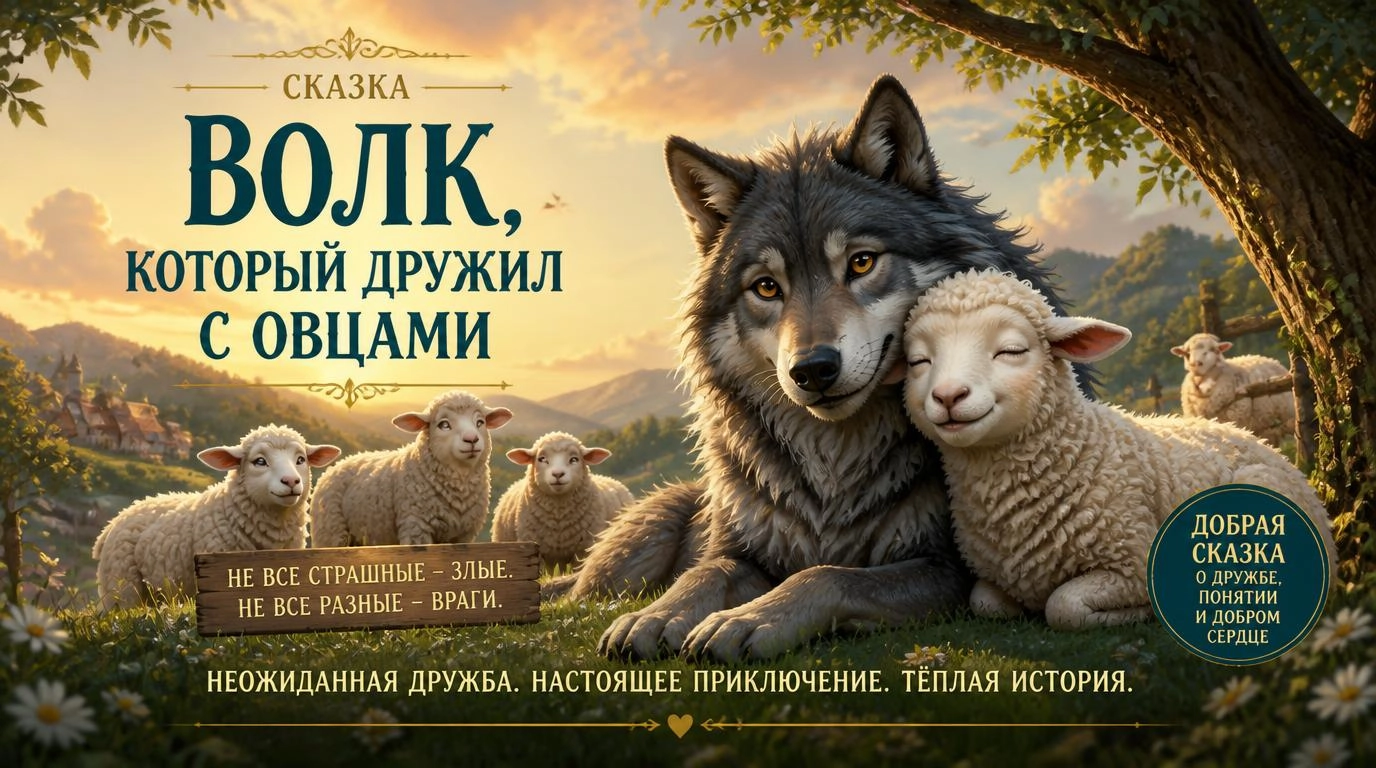 Волк, который дружил с овцами: Он один вышел против всей стаи