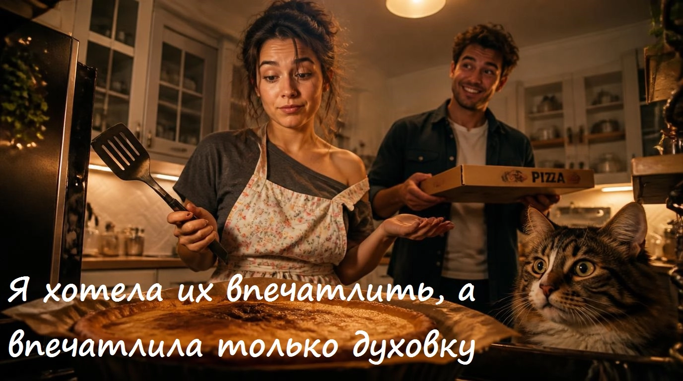 Я хотела их впечатлить, а впечатлила только духовку