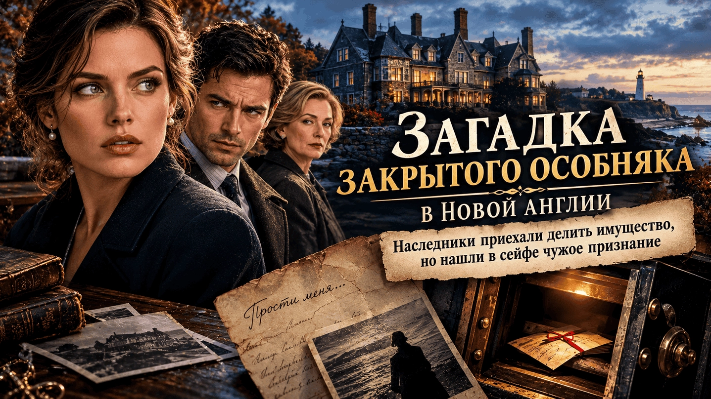 Загадка закрытого особняка в Новой Англии: криминальный рассказ