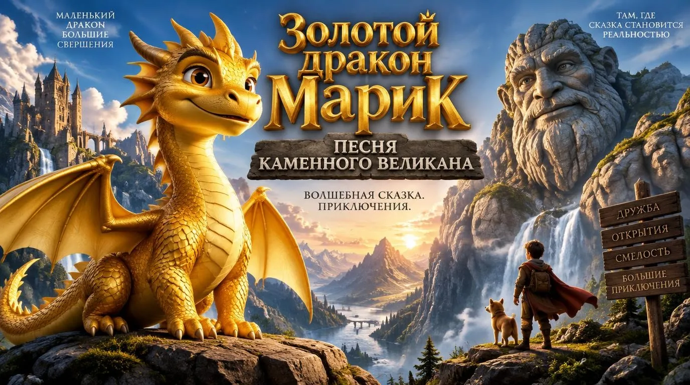 Золотой дракон Марик. Песня Каменного Великана