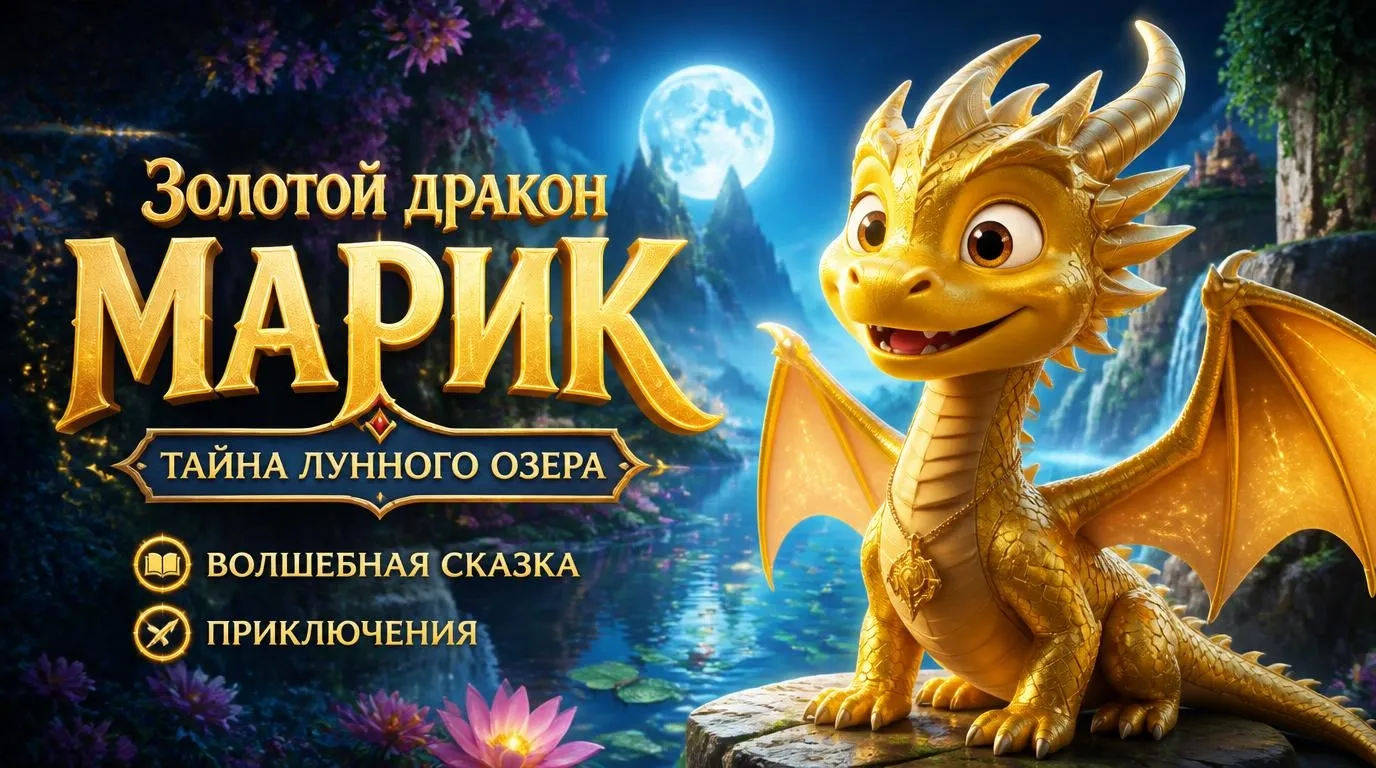 Золотой дракон Марик. Тайна Лунного Озера