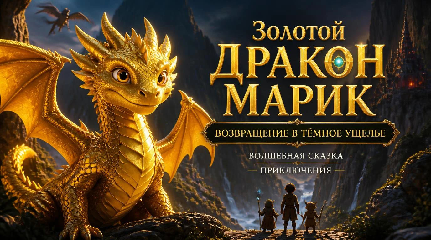 Золотой дракон Марик. Возвращение в Тёмное Ущелье